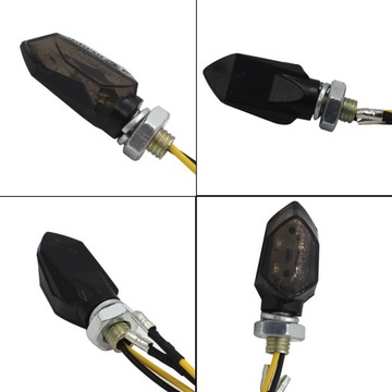 Kierunkowskazy motocyklowe LED enduro quad mini