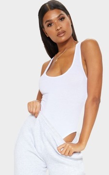 PRETTYLITTLETHING BODY BIAŁE BASIC RS C599103