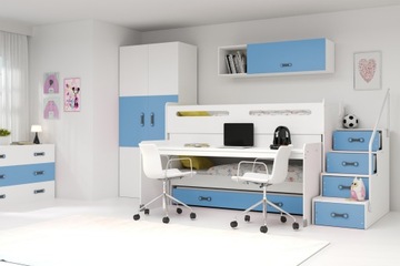 Кровать двухъярусная MAX 1 200х80 детская со СТОЛОМ