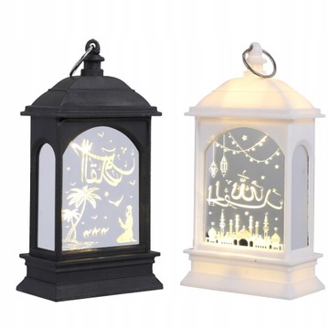 2 sztuk Ramadan lampa Islamska latarnia