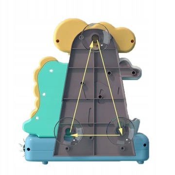 СЕНСОРНАЯ ИГРУШКА ДЛЯ ВАННЫ ВАННА DINO MILL