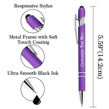 ТОНКАЯ РУЧКА - ЖЕЛТАЯ/СТИЛУС ДЛЯ ТЕЛЕФОНА