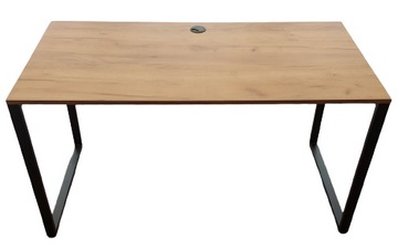Biurko Loft 120x70 + Maskownica Kabli Biuro Pokój