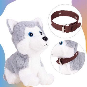 ИНТЕРАКТИВНАЯ плюшевая игрушка для собак ХАСКИ С ГОЛОСОВЫМ УПРАВЛЕНИЕМ ДЛЯ ДЕТЕЙ ЛАЕТ