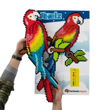 Puzzelki Pixelki Jixelz Papuga Samolot Ptak 1500