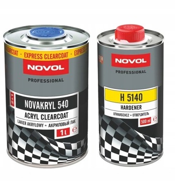 NOVOL LAKIER BEZBARWNY NOVAKRYL 540 1L + UTW