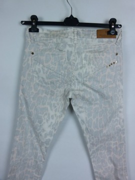 River Island skinny jeans spodnie dżins panterka 12 / 38