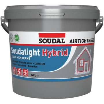 SOUDAL SOUDATIGHT HYBRID SWS PŁYNNA MEMBRANA 6 KG