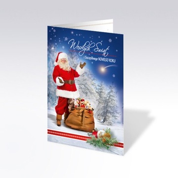 РОЖДЕСТВЕНСКАЯ ЛАУРКА БН ОТКРЫТКА + КОНВЕРТ