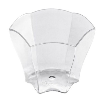 Pucharek 6-kątny na przekąski 75 ml Fingerfood 24 szt.