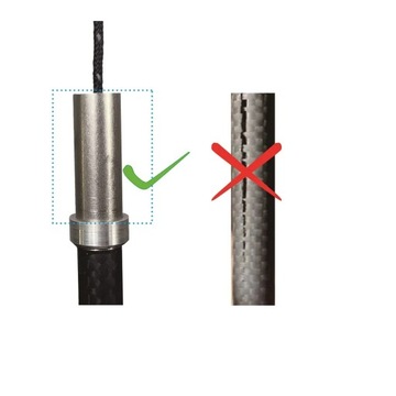 120 г сверхлегкая титановая походная палка из углеродного волокна, шнур для натяжения l