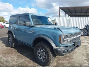 Ford 2023 Ford Bronco 2.7 V6 335 KM, 4x4, Badlands, krotki, hardtop, od ubezpieczalni, zdjęcie 1