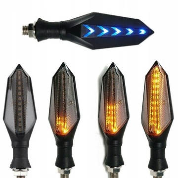 4X LED Kierunkowskaz strzałki motocykla Wskaźnik