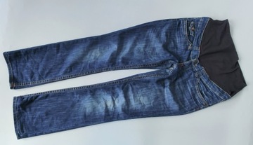 H&M MAMA jeansowe spodnie ciążowe proste _ 40