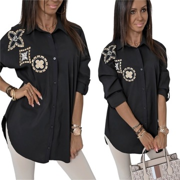 CASUALOWA KOSZULA OVERSIZE EMMELINE! WZ.5 S