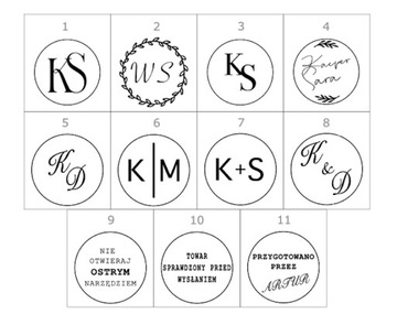 Stempel pieczątka LOGO TEKST rysunek decoupage Ex libris Exlibris + PROJEKT
