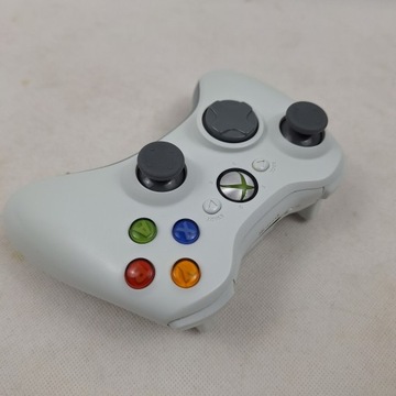 БЕСПРОВОДНАЯ ПАНЕЛЬ ДЛЯ XBOX 360 ОРИГИНАЛЬНЫЙ БЕЛЫЙ + НОВЫЙ КАБЕЛЬ ДЛЯ ЗАРЯДКИ И ИГРЫ