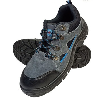 Buty robocze ochronne półbuty welurowe 44