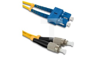 Qoltec Patchcord światłowodowy SC/UPC - FC/UPC Singlemode 9/125 G652D Dup