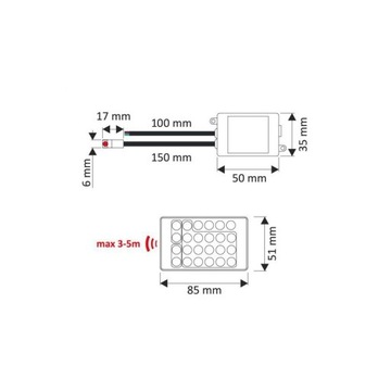 Пульт дистанционного управления со светодиодной подсветкой RGB + ИК-контроллер