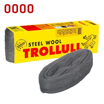 Wełna stalowa Trollull 0000 karton 2,4 kg