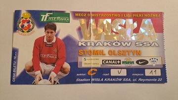 WISŁA KRAKÓW - STOMIL OLSZTYN 02-05-2001