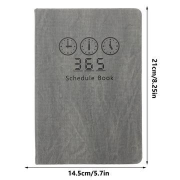 Notatniki robocze Dzienny kalendarz Biuro