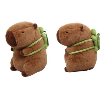 ТАЛИСМАН КАПИБАРА С ПЛЮШЕВОЙ ЧЕРЕПАХОЙ РЮКЗАК ПЛЮШЕВАЯ ИГРУШКА