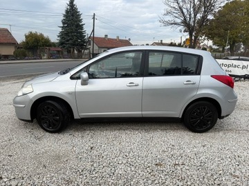 Nissan Tiida Hatchback 1.6 i 110KM 2009 NISSAN TIILDA zarejestrowany, stan dobry klima, zdjęcie 5