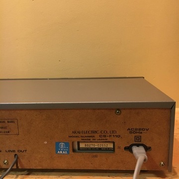 Magnetofon kasetowy AKAI CS F110