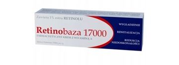 RETINOBAZA 17000 Krem z wit. A 1% Estru RETINOLU