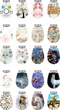 Наклейка Skin Mat на сиденье унитаза, унитаз