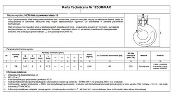 СКОЛЬЗЯЩИЙ КРЮК 7/8ММ HZ10 LC60KN TITANOBOA КЛАСС 10