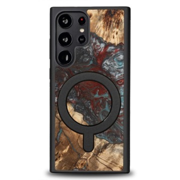 Pouzdro Bewood Unique pro Samsung Galaxy S23 Ultra Planets Pluto s MagSafe