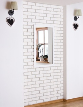 Зеркало в раме 70х50 БЕЛОЕ и 50 РАЗМЕРОВ