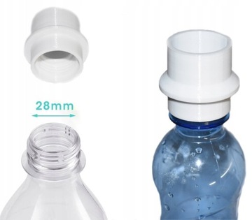 ПЕРЕХОДНИК ДЛЯ SODASTREAM НА РЕЗЬБУ 28 ММ - ДЛЯ ГАЗИРОВАННЫХ НАПИТКОВ
