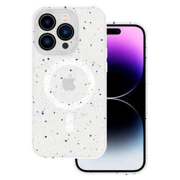 Tel Protect Magnetic Splash Frosted Case do Iphone 13 Biały