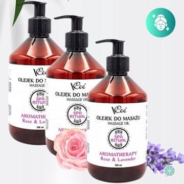 ZESTAW RELAKSACYJNY MASAŻ OLEJEK VCEE 500ML POLSKI