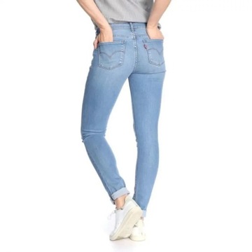 Levis Damskie dżinsy 711 Skinny LAPIS ASTRO INDIGO 18881-0293-32/32