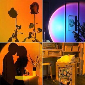 СВЕТОДИОДНЫЙ НОЧНИК SUNSET ДЛЯ СПАЛЬНИ, ГОСТИНОЙ
