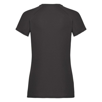 Koszulka damska T-shirt PERFORMANCE czarna 2XL