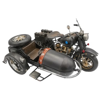 REPLIKA MOTOCYKL RETRO PREZENT OZDOBA