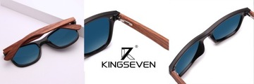 KINGSEVEN Поляризационные солнцезащитные очки UV400 с фильтром WOODEN 2024
