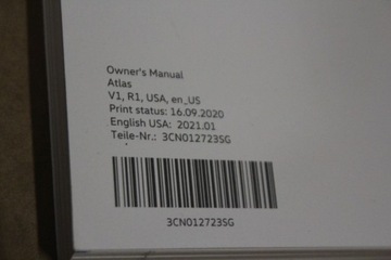 ETUI INSTUKCJA OBSŁUGI KSIĄZKA SERWISOWA VW ATLAS