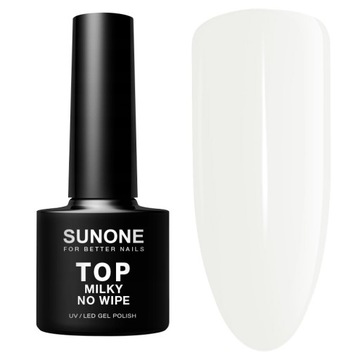 SUNONE HYBRYDA 5ML - TOP MILKY NO WIPE 5G DO PAZNOKCI