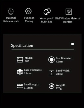 Водонепроницаемые мужские кварцевые часы со светящимся календарем для бизнеса