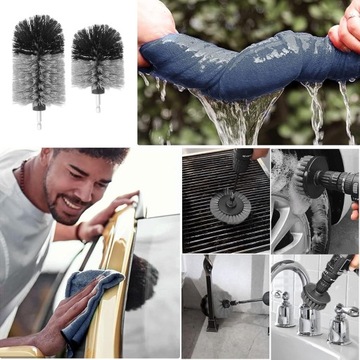 НАБОР ЩЕТКОВ ДЛЯ ДРЕЛИ, ЩЕТКИ ДЛЯ ЧИСТКИ АВТОМОБИЛЬНЫХ ДИСКОВ, КУХНЯ