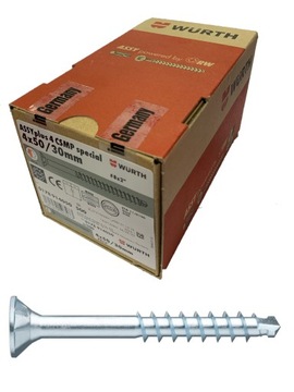 Wkręty ASSY PLUS 4 4x50 Konfirmaty Wurth 500szt