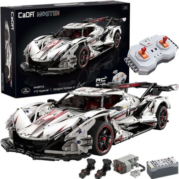 KLOCKI CADA TECHNIC SAMOCHÓD HYPER CAR V12 4449 EL. RC PRO POWER SYSTEM