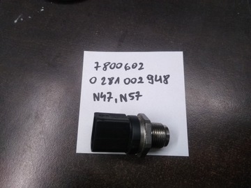 BMW F10 F20 F30 F25 X3 N47 N57 CZUJNIK CIŚNIENIA